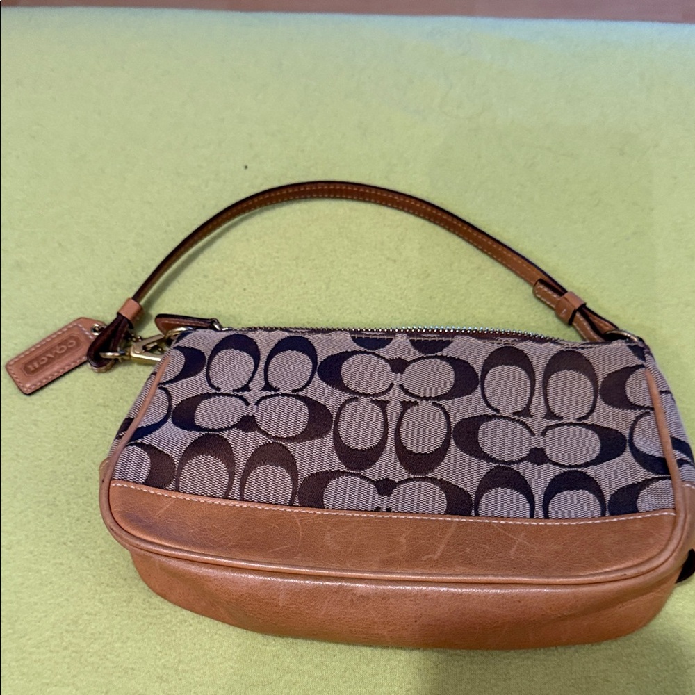 Coach Mini Bag in Brown and Tan
